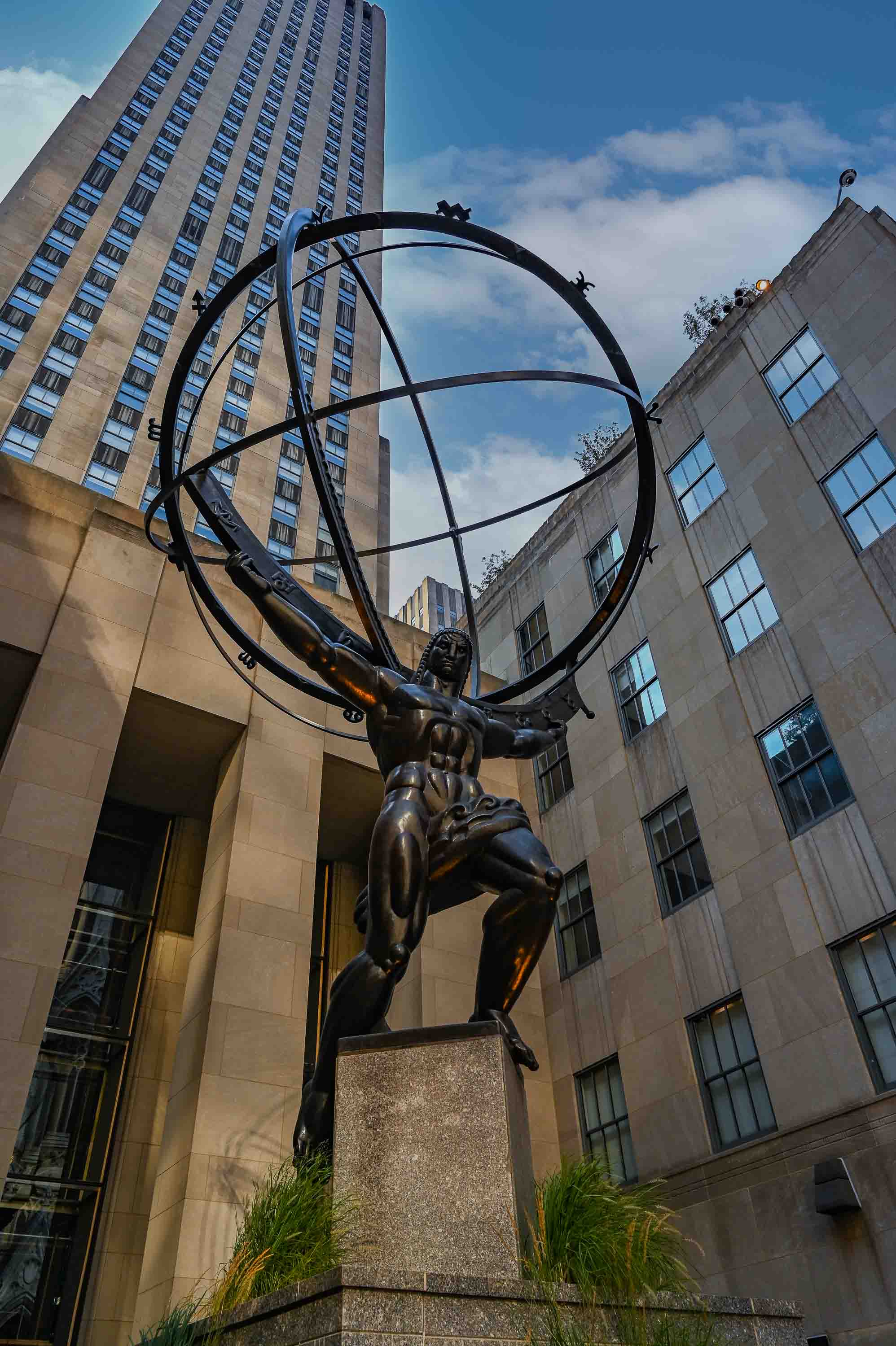 Atlas, the Giant Who Holds Up the Sky at Rockefeller Center