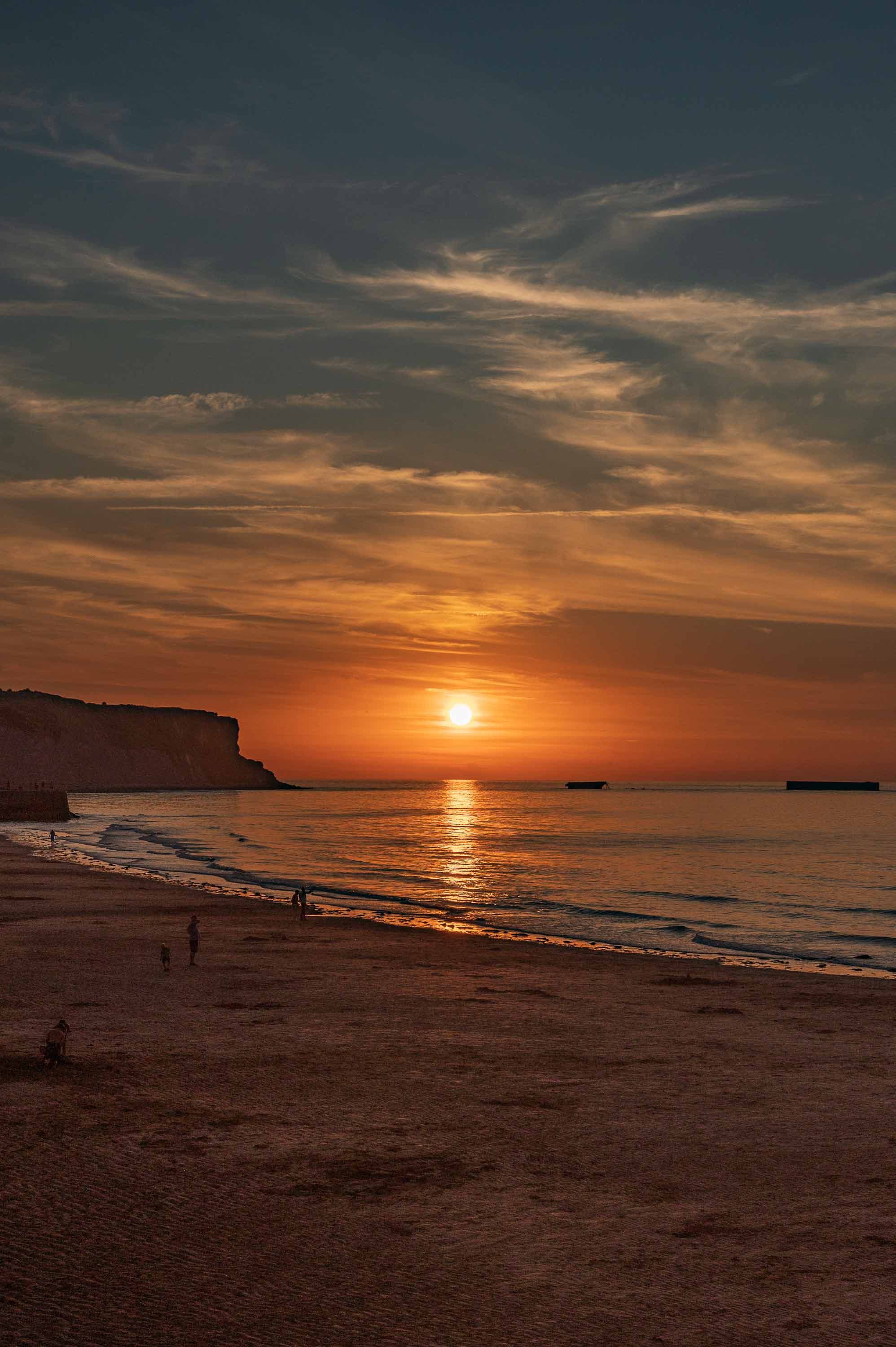 Fin del día — Arromanches, Francia