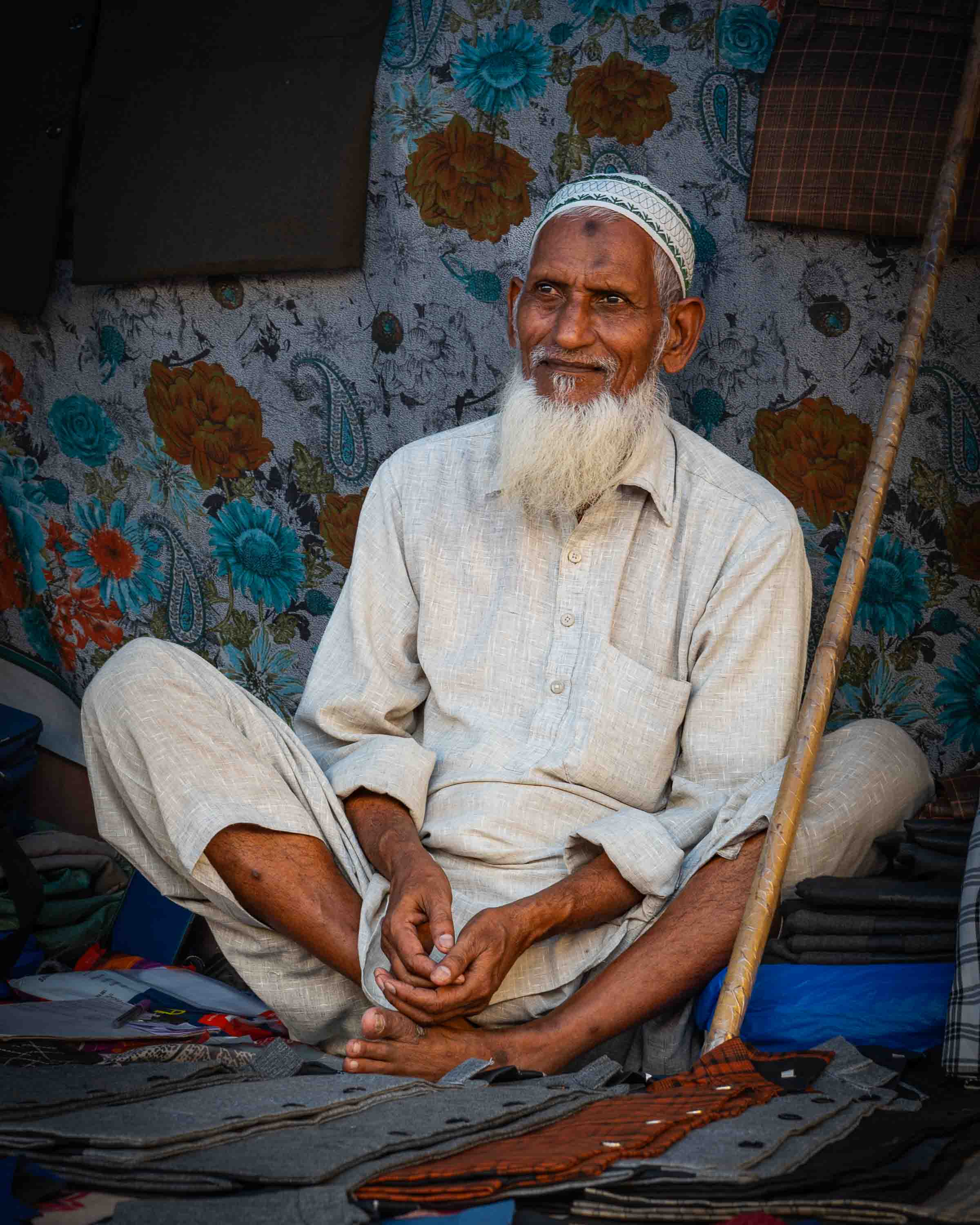 Alone — Chandni Chowk Market, Old Delhi, India