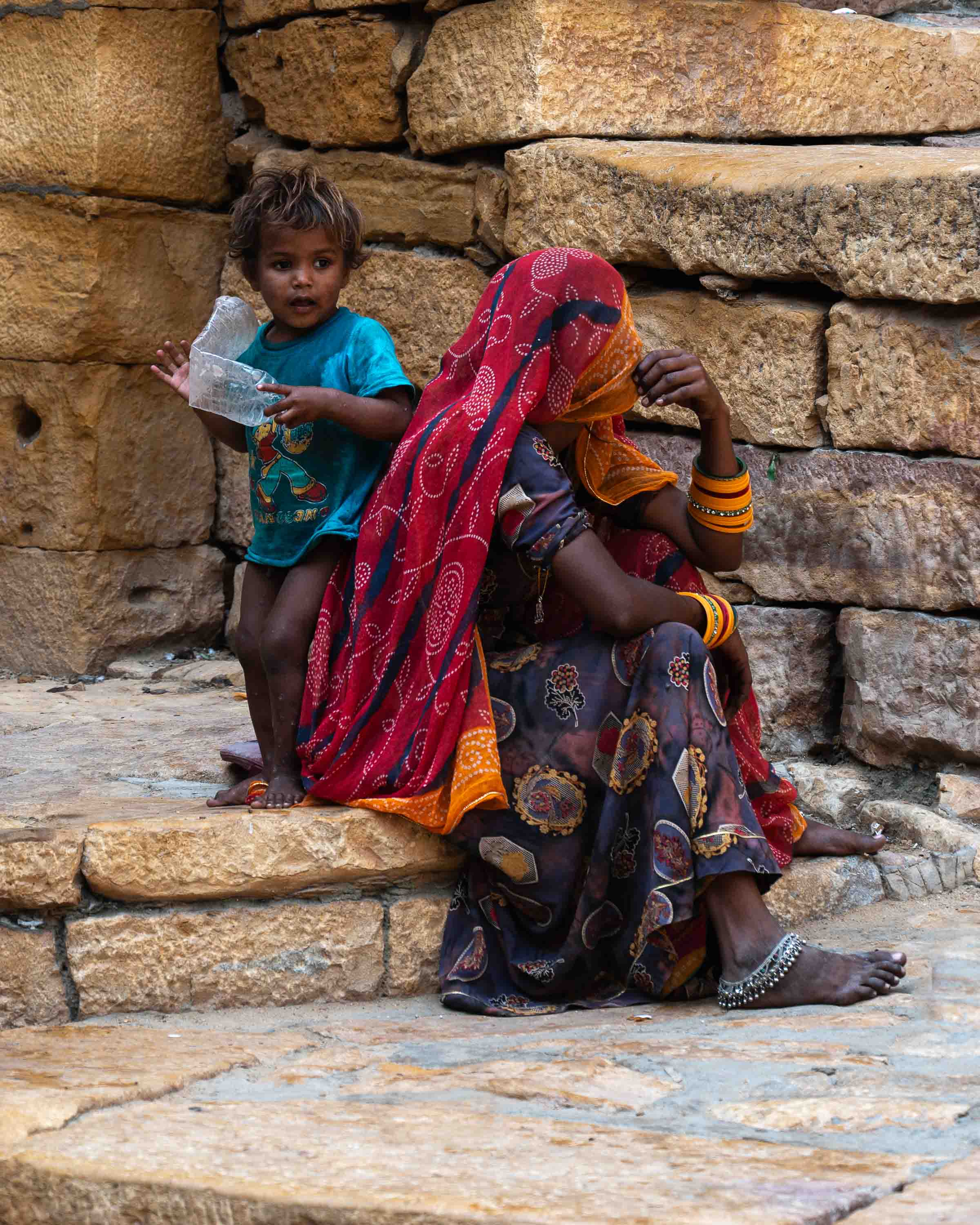 Playing with nothing — Jaisalmer, India