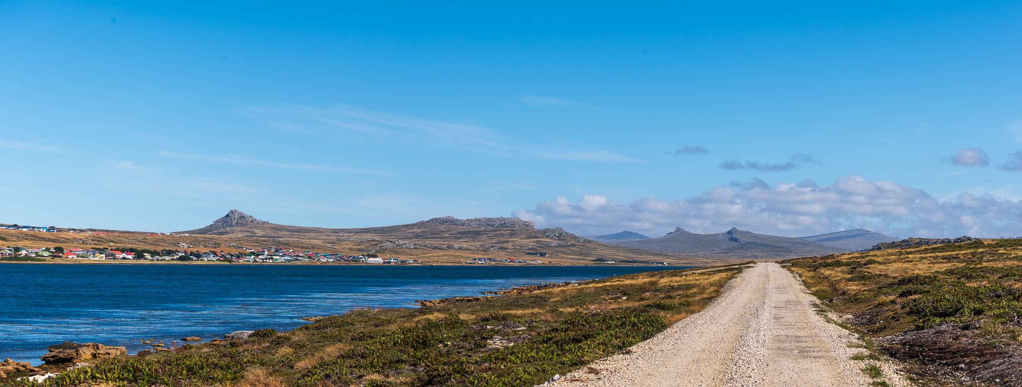 Contra el agua — Península de Camber, Islas Malvinas