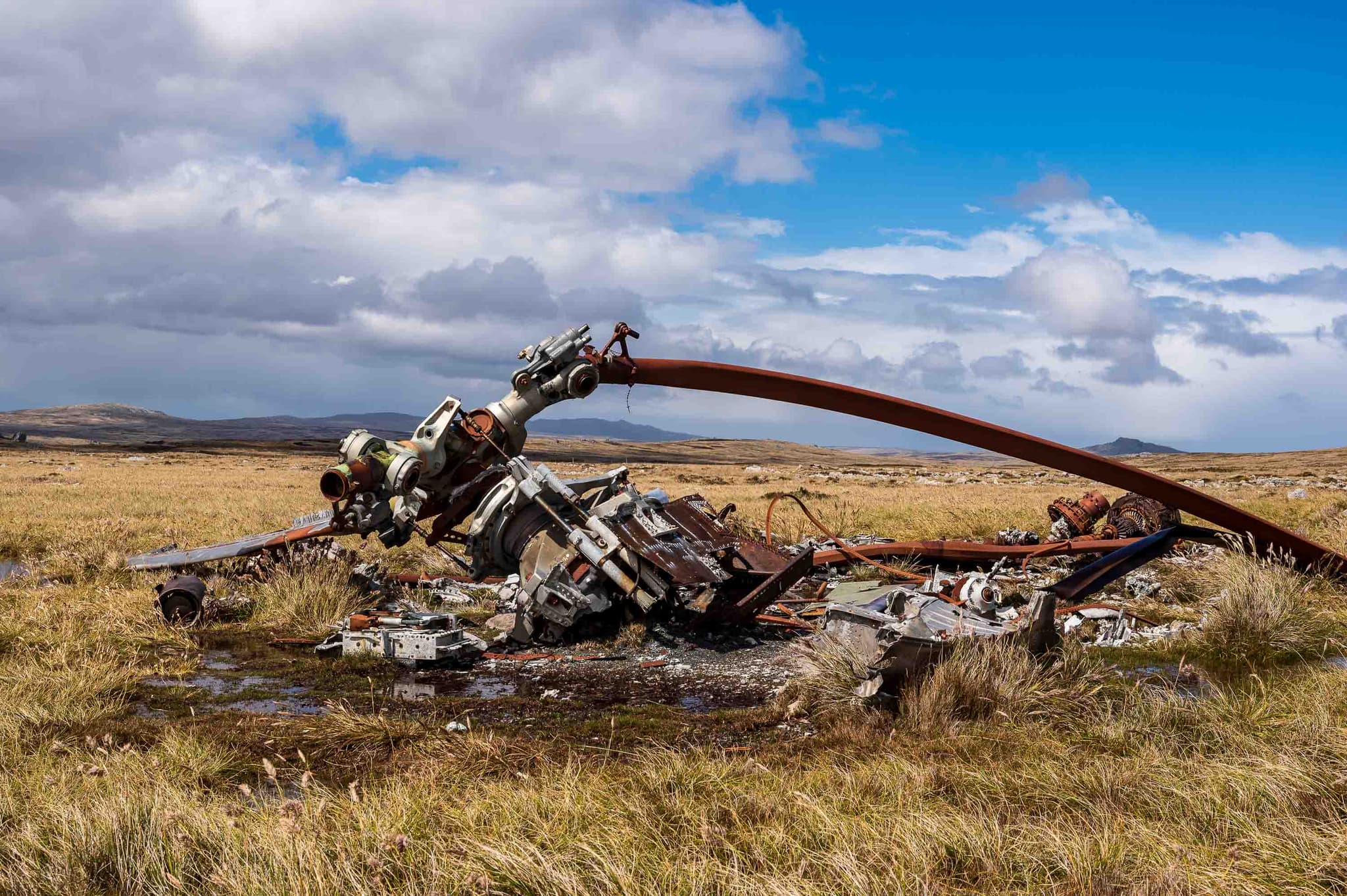 Cicatrices de guerra — Monte Kent, Islas Malvinas