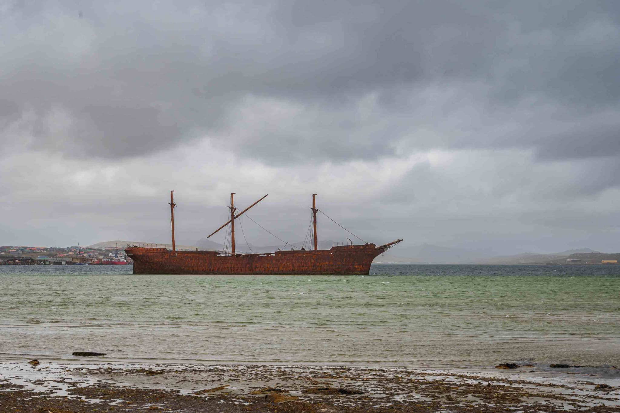 El Lady Elizabeth — Sparrow Cove, Islas Malvinas