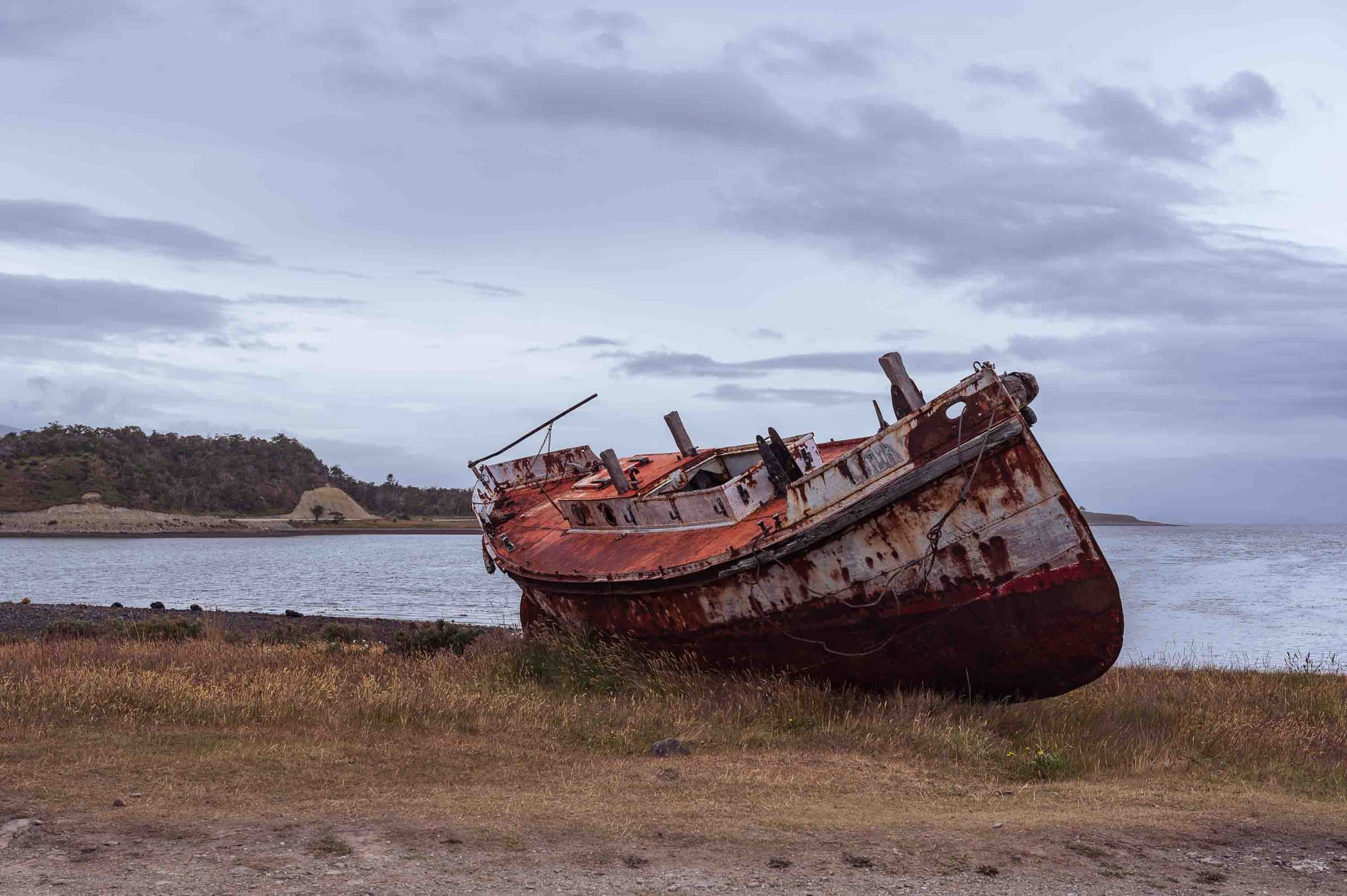 Olvidado en la orilla — Tierra del Fuego, Argentina