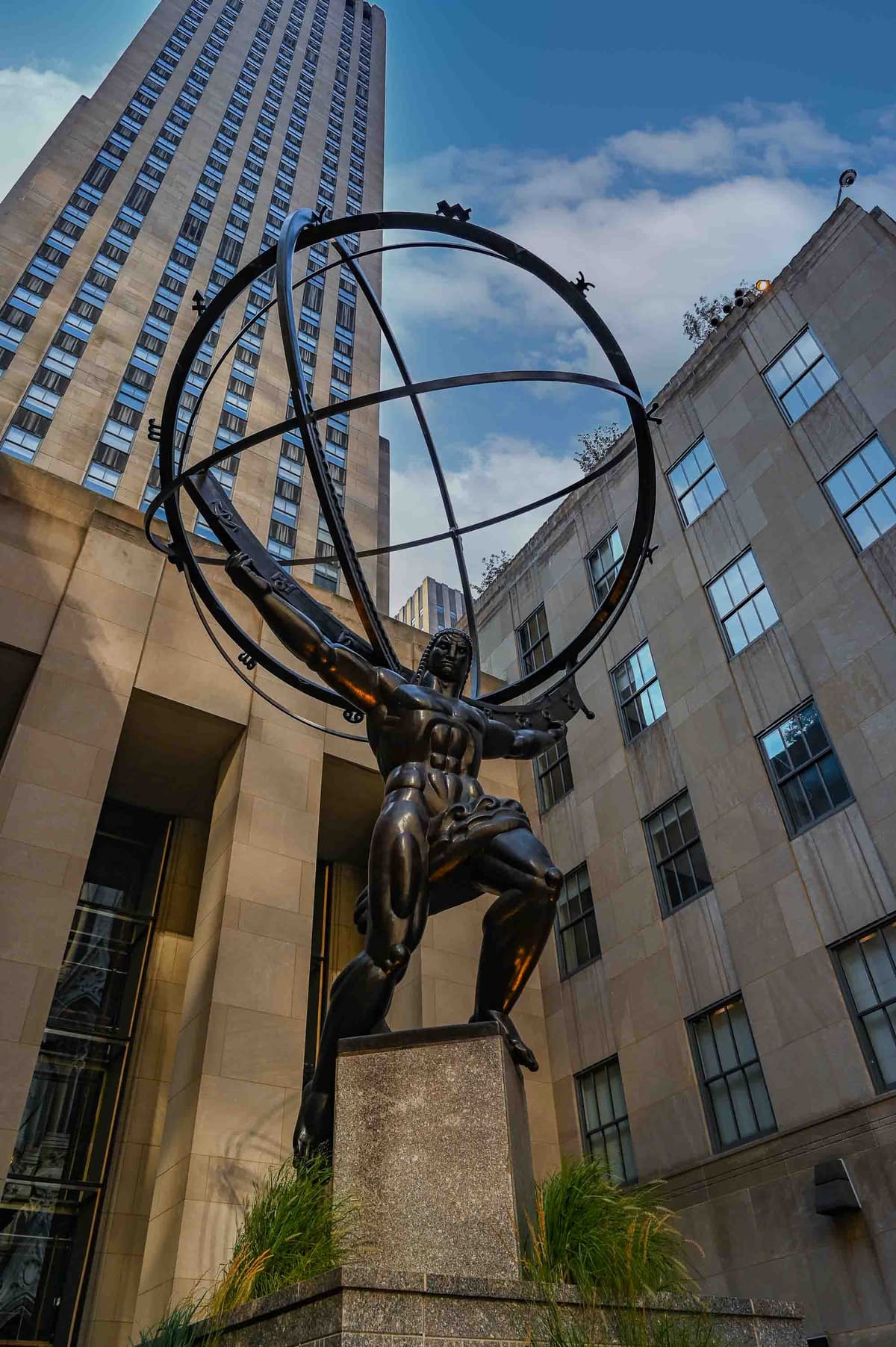 Atlas, the Giant Who Holds Up the Sky at Rockefeller Center